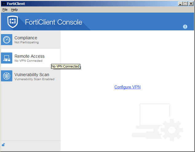 forticlient ssl vpn windows 10